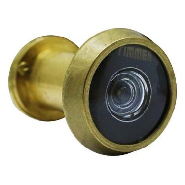 Imagem de Visor Olho Mágico Timmer Curto LP Dourado 200º Com Tampa - 97775 - Dov