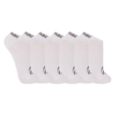 Imagem de 6 Pares De Meias Cano Curto Mormaii Masculina Básica Lisa, G 38-43, Br