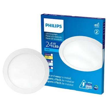Imagem de Luminaria Led Redonda embutir Dl252 29,5Cm 2000Lm Philips, BRANCO-QUEN