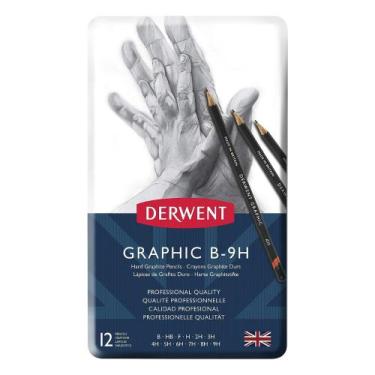 Imagem de Lapis Graduado Derwent Graphic 12 Graduações B a 9h