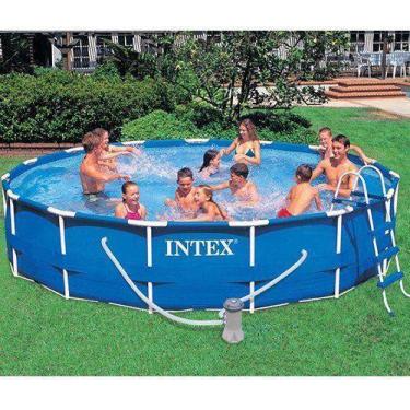 Imagem de Piscina Estrutural 16.805 Litros Completa Filtro 220v - Intex