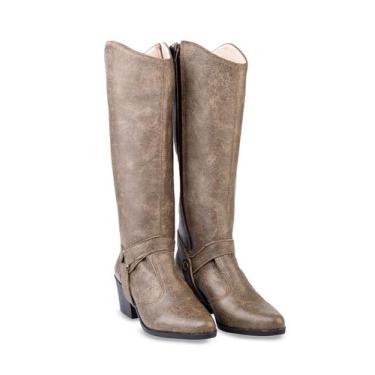 Imagem de Bota de couro 2 em 1 montaria 003 - Andrea Vinci, 33, Amêndoa