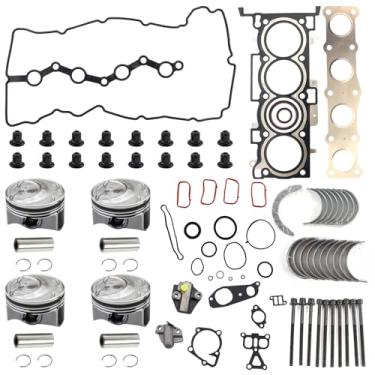 Imagem de Kit de revisão de junta de pistões de reconstrução de motor G4KH 2.0L com parafusos de cabeça para Hyundai Sonata/Tucson para KIA Sportage/Forte/Soul G4KH 2.0T 2.0L Engine