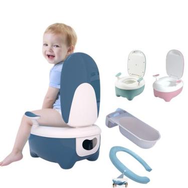 Imagem de Penico Troninho Infantil Desfralde Vaso Crianças Design Divertido Conf