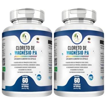 Imagem de KIT C/2 Un. Suplemento Cloreto De Magnésio P A 60 Cápsulas - Fits Life
