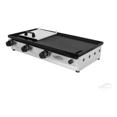 Imagem de Chapeira De Lanches Semi Profissional À Gás Com Coletor Inox - Fergold