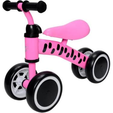 Imagem de Bicicleta Rosa Sem Pedal Treino Equilíbrio Infantil Para Bebês - Zippy