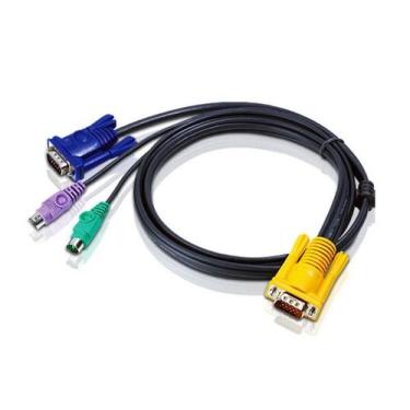 Imagem de 2L-5202P Cabo KVM PS2 SPHD 3 em 1 Conexão de 1,8M Aten