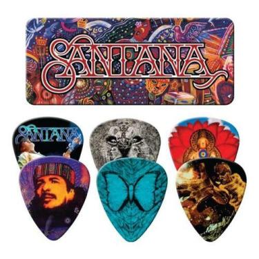 Imagem de Palheta Pesada Carlos Santana Cx C/6 Dunlop - Sanpt2h