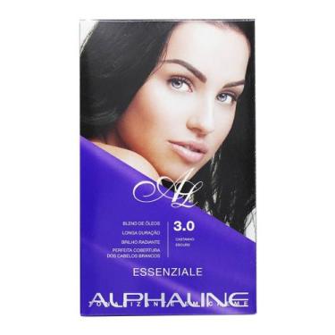 Imagem de Tonalizante em Creme Essenziale Castanho Escuro 3,0 - Alphaline - Alph