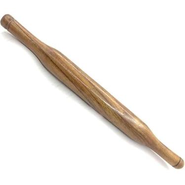 Imagem de TRUNESS Rolo de massa de madeira para crosta de torta, biscoitos, pastelaria, massa – Design cônico e construção suave - Utensílio essencial de cozinha