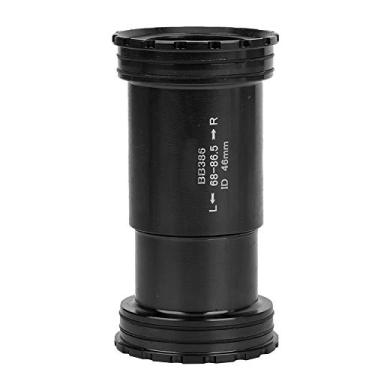 Imagem de Suporte Inferior da Bicicleta, Suporte Inferior do Quadro da Bicicleta BB386 EVO PF30 Liga de Baixa Fricção para Bicicleta Suporte Inferior Com Rosca Compatibilidade de (Preto)