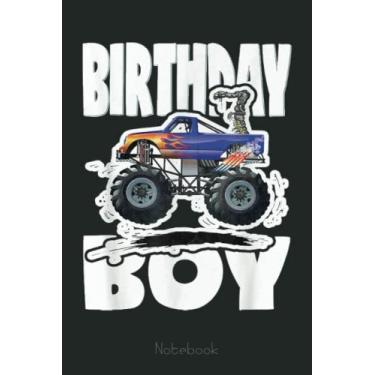 Imagem de Seventh Birthday Boy Big Monster Truck & Creepy 7 Notebook: Funny Monster Trucks Gifts for Kids Great Kids Appreciation Thank Gag Gifts for Girls Toddler Boys Dad Mom