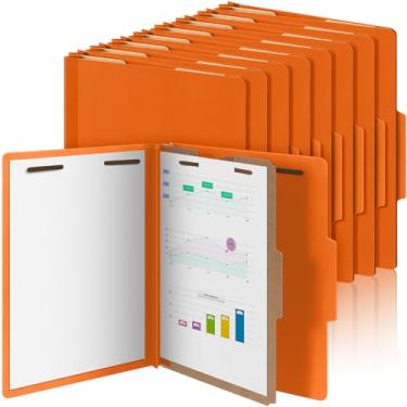 Imagem de Skyygemm 24 pastas de classificação, tamanho carta, 1 divisória de pasta de arquivo com fixadores, organizador de arquivos expansível a granel para professores, clérigos, escritório, igreja, doações