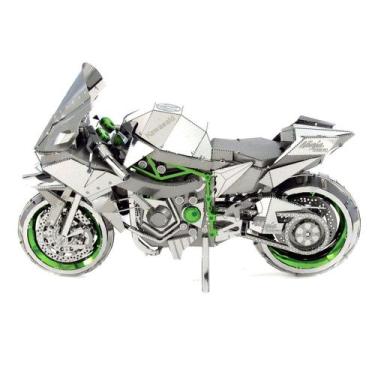 Imagem de Miniatura de montar kawasaki ninja h2r metal premium series - METAL EA