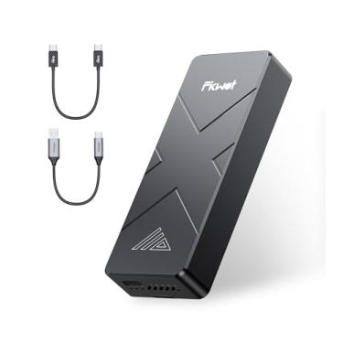 Imagem de SSD externo de 2 TB, SSD portátil USB4 de 40 Gbps de 2 TB com ventilador de resfriamento, até 3700 MB/s, unidades de estado sólido externas compatíveis com Mac mini, iPhone série 15/16, tablets