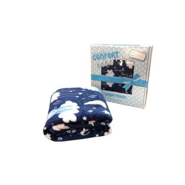 Imagem de Manta Cobertor Macio Para Bebê Confort Baby Hazime 110x90cm Antialergi