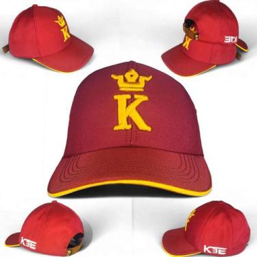 Imagem de Boné K3E Liso Aba Curva Premium Cor Vermelho, Vermelho, Único