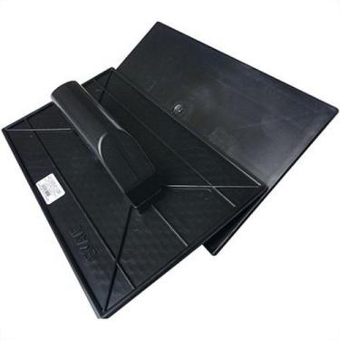 Imagem de Desempenadeira Pvc Emave Preta Lisa 22 X34Cm - Kit C/6 Pecas