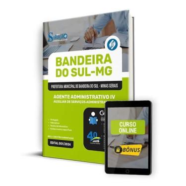 Imagem de Apostila Prefeitura de Bandeira do Sul - MG 2024 - Agente Administrati