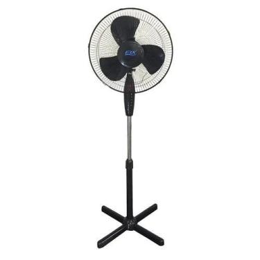 Imagem de Ventilador Torre Coluna Pedestal 3 Pás Preto 110v Calor 3 Velocidades 