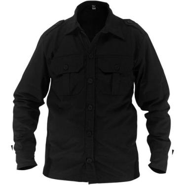 Imagem de Gandola Tática Ripstop Comfort Preto Policial Segurança - Belli Advent