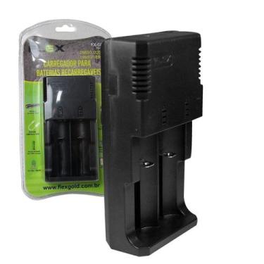 Imagem de Carregador De Bateria Lanterna 3.7v 26650 22650 18650 18500 - FLEX