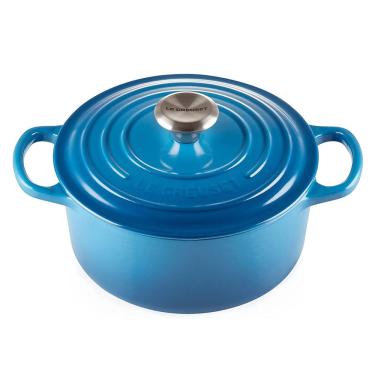 Imagem de Panela redonda le creuset 18CM signature azul marseille 21177182002430