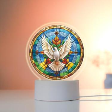 Imagem de Luminária colorida Led UV - Espirito Santo, fé, Religiosos