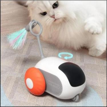Imagem de Controle Remoto Interativo Carro Gato Brinquedo USB Perseguindo Automá