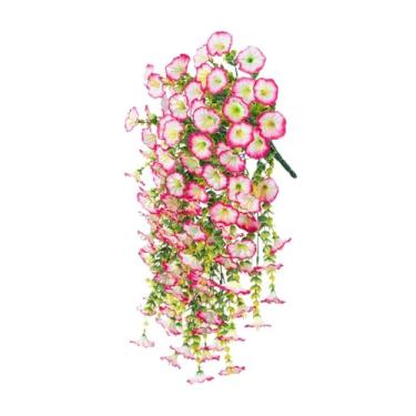 Imagem de Tachiuwa Flores artificiais Garland, nunca murcha a primavera em lágrima de primavera para o engajamento da fazenda que consome a casa, Rosa