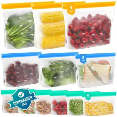 Imagem de Sacos de armazenamento de alimentos IDEATECH reutilizáveis Stand Up Ga
