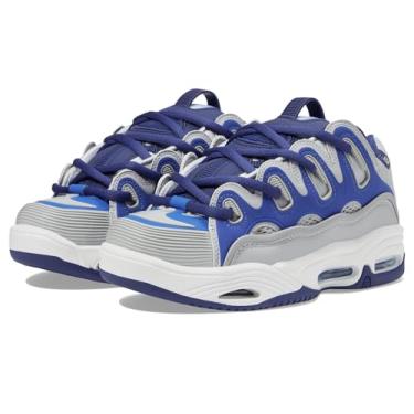 Imagem de Osiris Tênis de skate masculino D3 2001, Cinza/Azul/Preto, 36