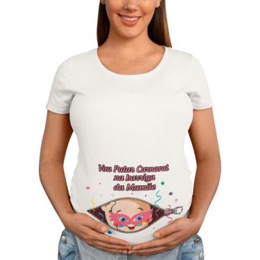 Imagem de Bata Gestante Carnaval 2021 Grávida Bebê Menina Branca - Del France, G