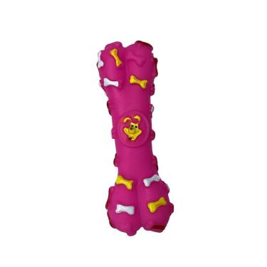 Imagem de Brinquedo Halter Osso Dog De Vinil Rosa
