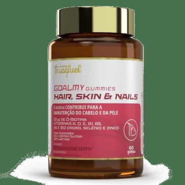 Imagem de Goalmy Gummies Hair Skin Nails Strawberry 60 Gomas Trustfuel