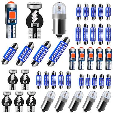 Imagem de Antline Kit De Lâmpadas Led Ba9S T5 T10 Para Interior, 42 Peças, 29 Mm, 31 36 Mm E 41 Superbrilhantes, 12 Volts, Substituição Mapa, Painel, Porta-Malas, Porta Carga, Luzes Cortesia Placa Licença (Ve