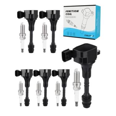 Imagem de TAUTOY Bobina De Ignição Uf349 6376, Vela Para Infiniti I35 Qx4 Fx35 G35, Nissan Altima Frontier Maxima Murano Nv1500 Nv2500 Nv3500 Pathfinder Quest Xterra, Suzuki Equator 3.5L 4.0L 2001-2020, 6 Peç
