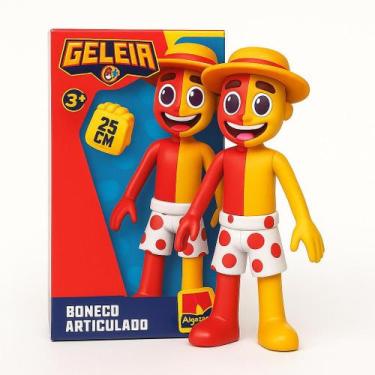 Imagem de Geleia Boneco Articulado Vinil 25cm Original +3 Anos - ALGAZARRA