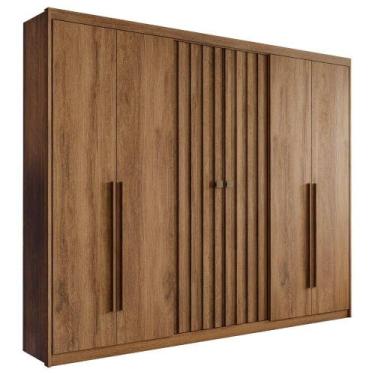 Imagem de Guarda-Roupa / Roupeiro Carraro Vancouver 1171 6 Portas 3 Gavetas 231x