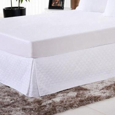 Imagem de Saia Box Ultra Lisse Casal 138x188x35cm Branco - BENE CASA