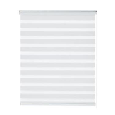 Imagem de Persiana Rolo Zebra Standard Larg 1,20 X Alt 1,40 Bege, Branco, Cinza,