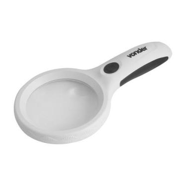 Imagem de Lupa manual 1,625x com led vonder
