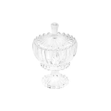 Imagem de Potiche com Pé Wolff Geneva Cristal 17x25cm Acabamento Premium