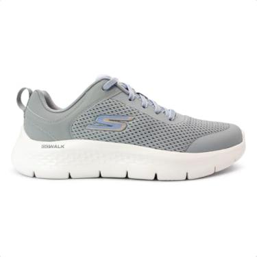 Imagem de Tênis Skechers Feminino Go Walk Flex - Night Cinza/Azul 124817BR-GYBL-34