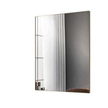 Imagem de Espelho Decorativo Star Com Moldura - Black House Decor, Dourado