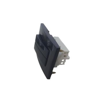 Imagem de Interruptor Duplo Simples Para Móveis Margirius Preto 10a