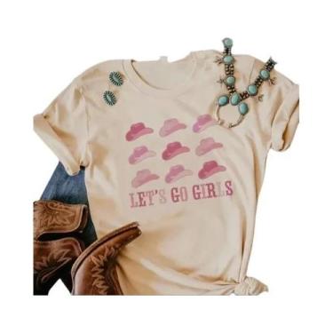 Imagem de Camiseta Hippie Boho Country - Estilo Vintage para Festa, BR-G, Caqui