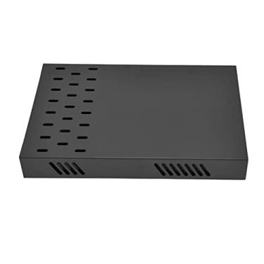 Imagem de Caixa de batida para café moída, evita deslizamento, haste de borracha de aço inoxidável, gaveta de café, grande rolamento de carga destacável para escritório para café (preto)