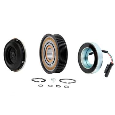 Imagem de FKG Kit de reparo da embreagem do compressor AC adequado para Chevy Silverado 2500 HD 3500 HD (somente V8 6.6L DIESEL), GMC Sierra 2500 HD 3500 HD 3500 HD (V8 6.6L DIESEL apenas)